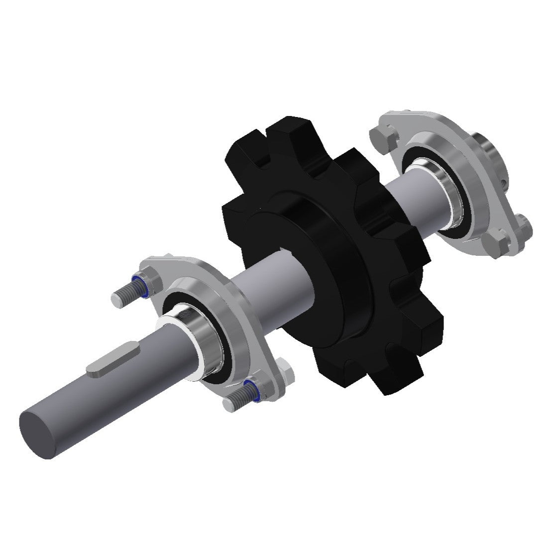 Shaft set Ø25 L:275mm for