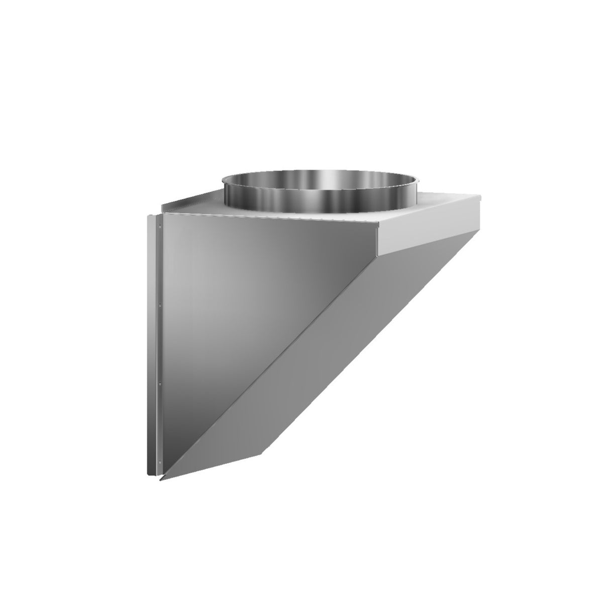 Inlet piece 90°, diameter 400