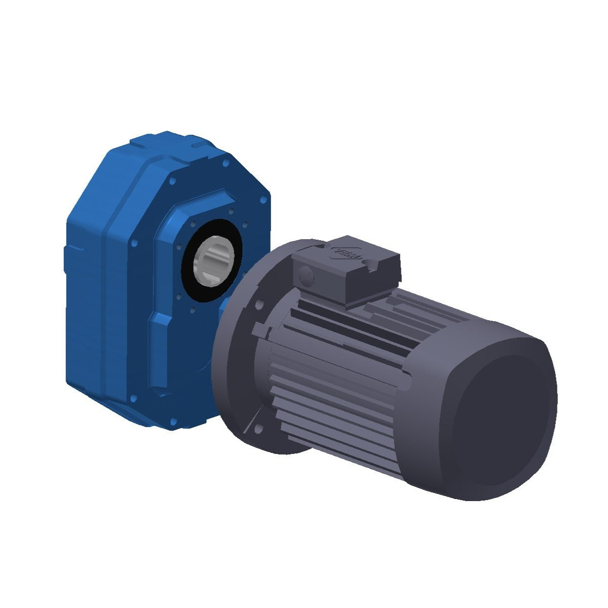 Shaft mounted gear motor,