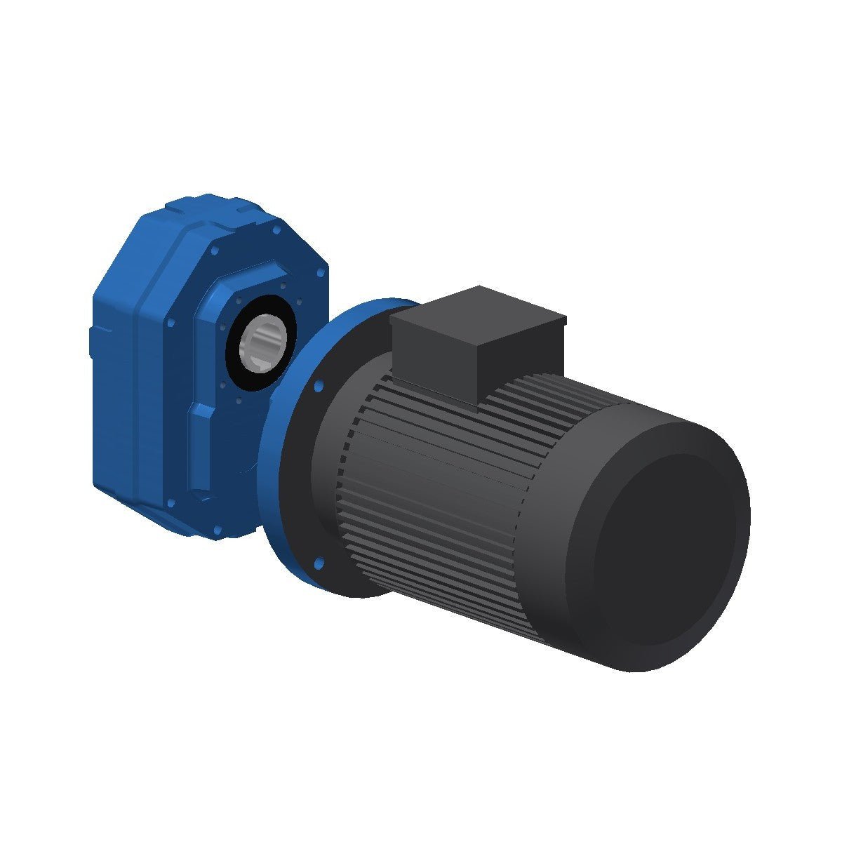 Shaft mounted gear motor