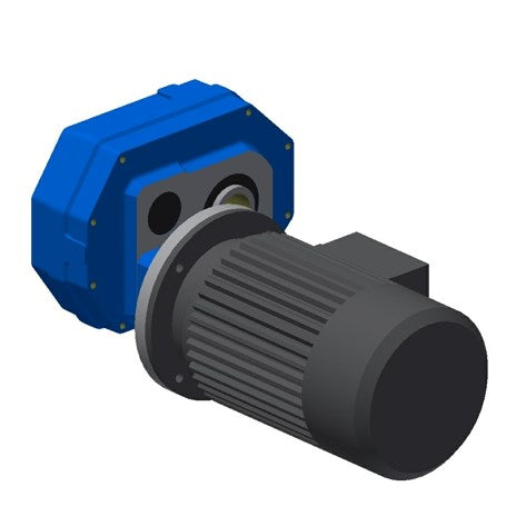 Shaft mounted gear motor