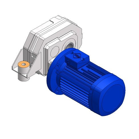 Shaft mounted gear motor,