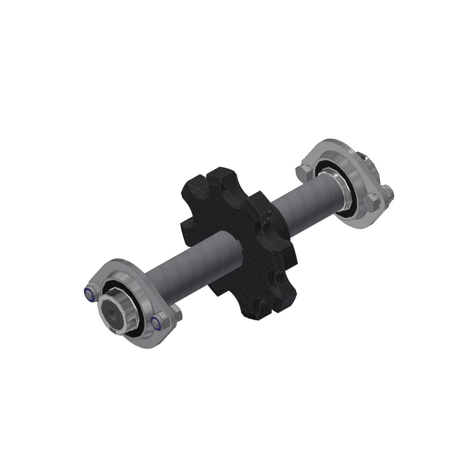 Shaft set Ø25 L:249mm for