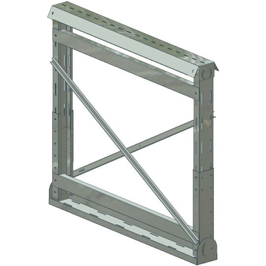 Leg for conveyor/catwalk on silo