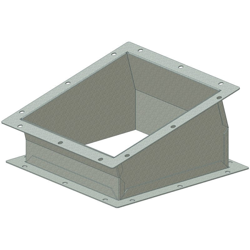 Bend 15 deg. 300 x 300 mm