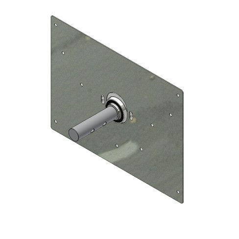 Endplate for trough w/shaft