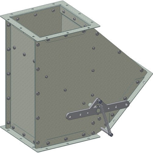 2-way switch 45°, 240x240, 3,0 mm