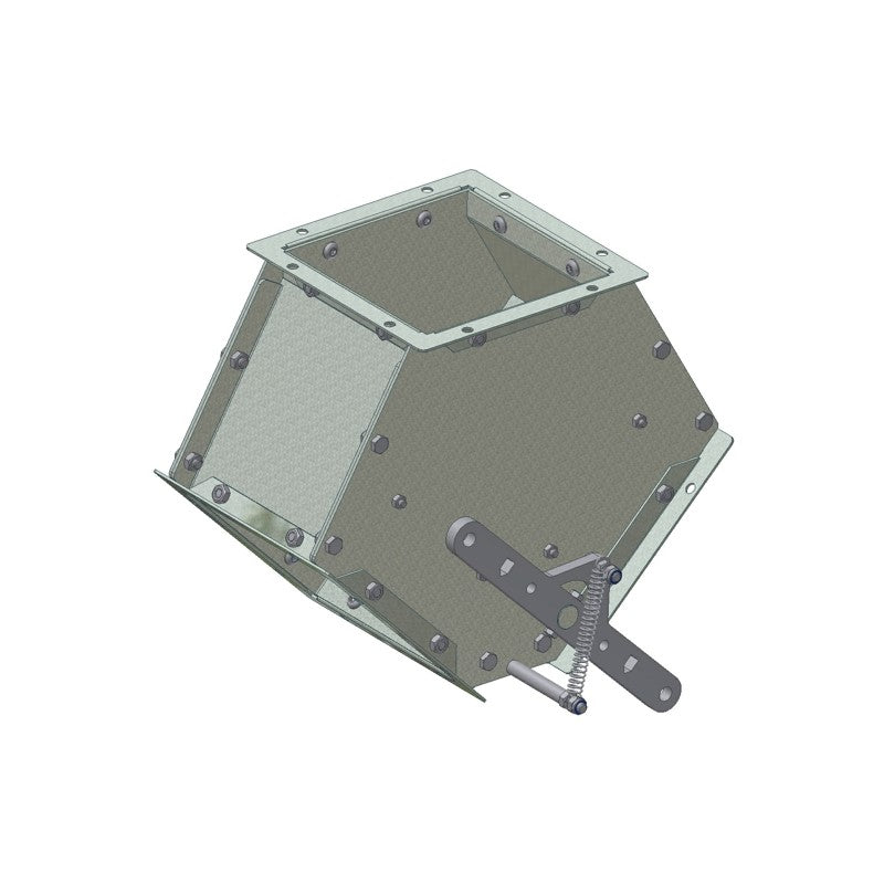 2-way switch 90°, 180x180, 3,0 mm