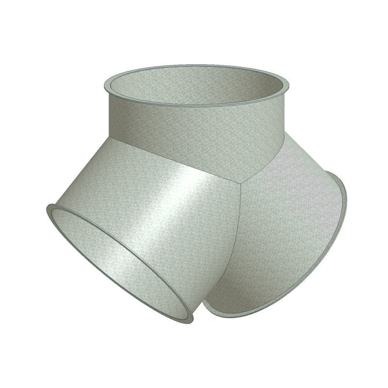 2-way pipe without flap