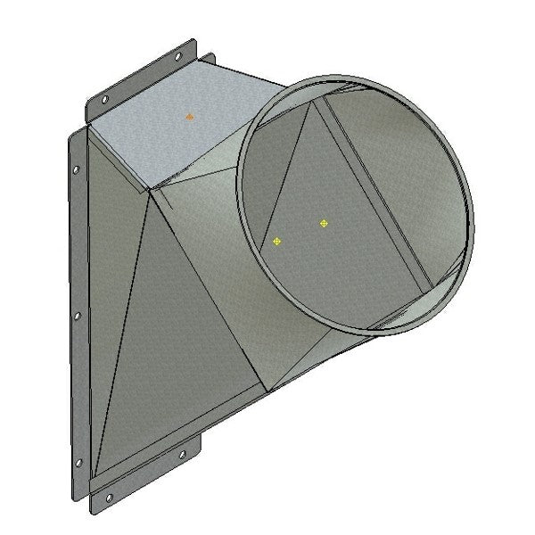 Inlet SK200, 45ø for extension