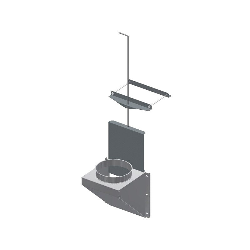 Inlet with regulation, 90ø,