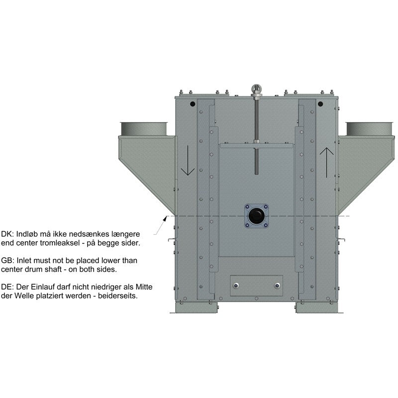 Inlet piece 90ø SK250, T54