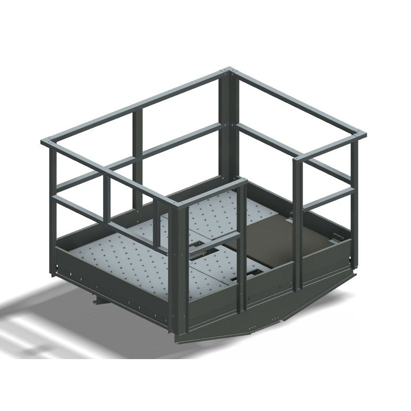 Platform w/railing 2,0 x 1,6 m for T54+T55 elevator