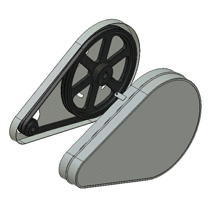 V-belt pulley drive 2-grooved Dia. 24