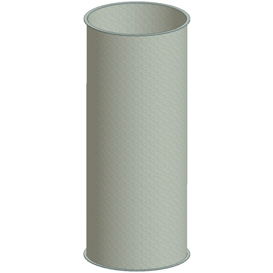 Pipe 0,5 m SK200, 2,0 mm