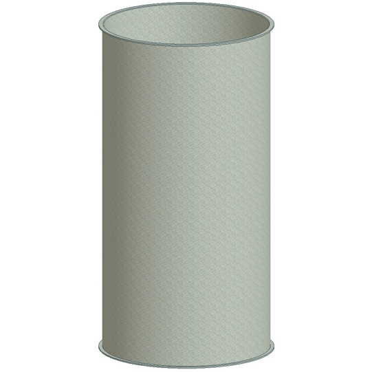 Pipe 0,5 m SK250, 2,0 mm