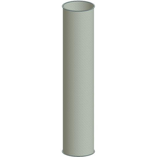 Pipe 1,0 m SK200, 2,0 mm