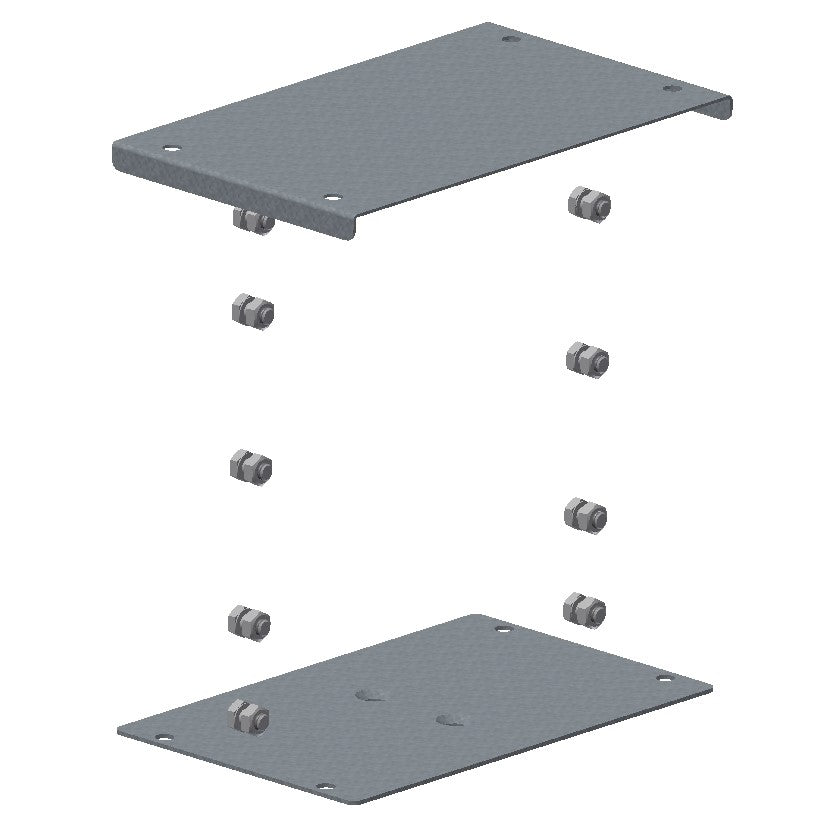 Assembling plates with