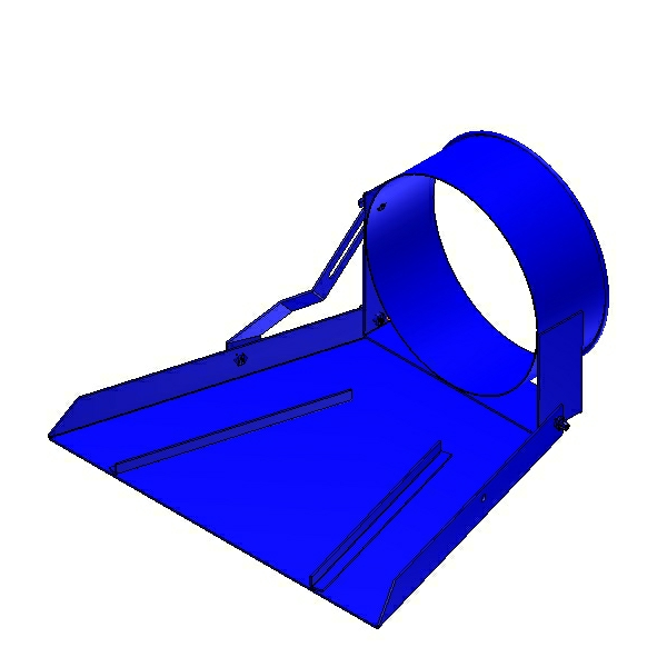 Spreadingplate for pipe