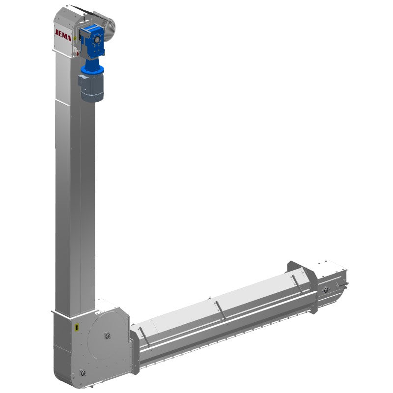 T40 Chain elevator with 90° bend - 45 t/h