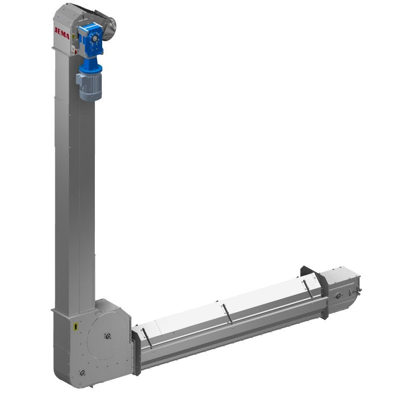 T20 Chain elevator with 90° bend - 25 t/h