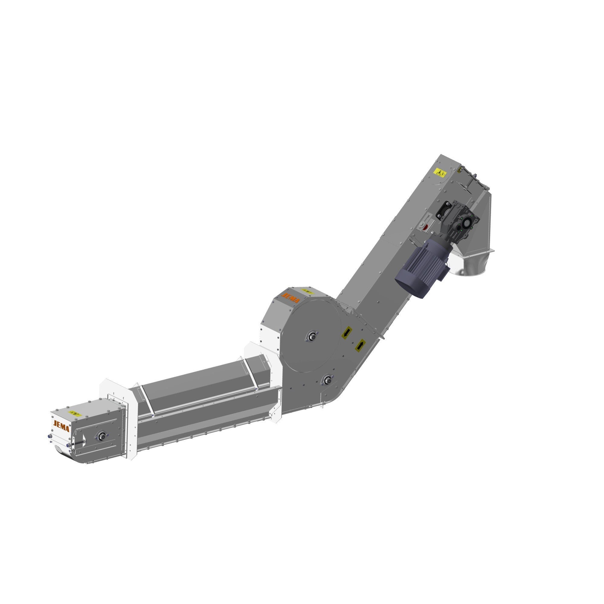 T44 Intake conveyer with 45° bend
