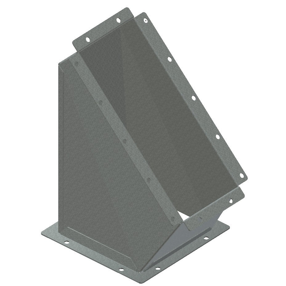 Outlet hopper 45ø T44