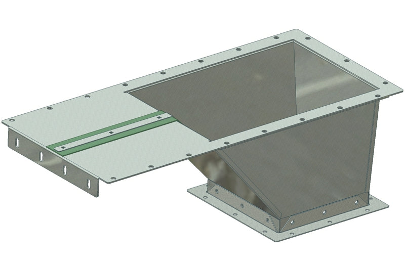 Outlet hopper 240 x 240 and