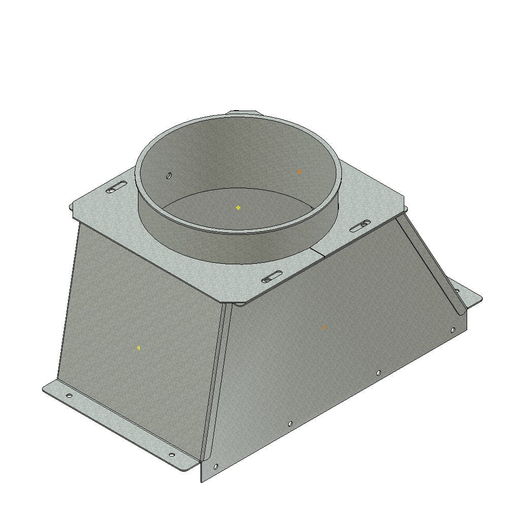 Tilting inlet for extension,