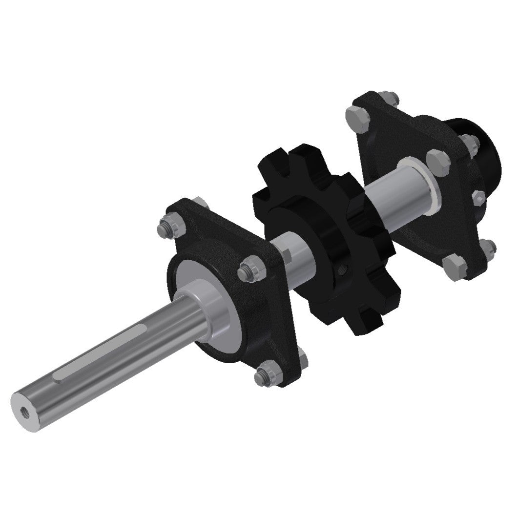 Shaft set Ø30 L:380mm for