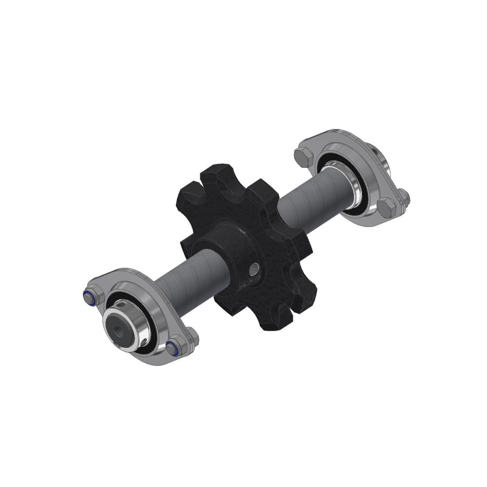 Shaft set Ø25 L:249mm for