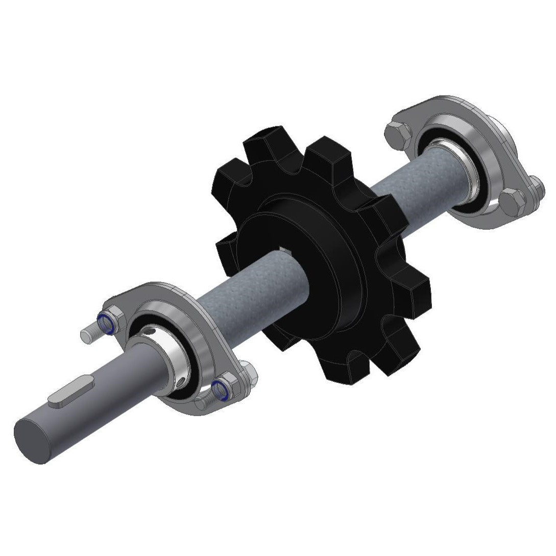 Shaft set Ø25 L:335mm for