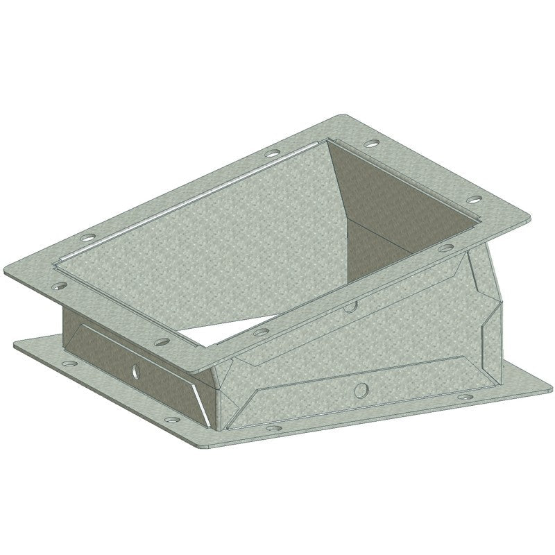 Square bend 15° 180x180