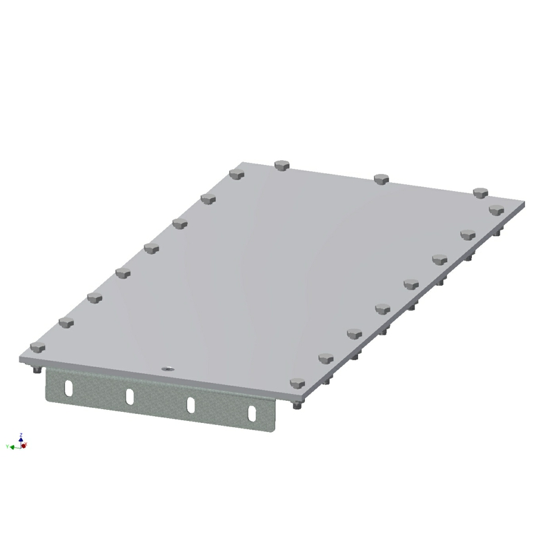 Base plate with PEHD for