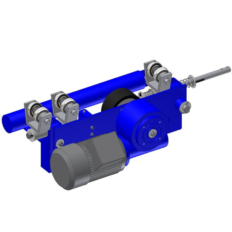 Electric 0,18 kW winch w/shaft
