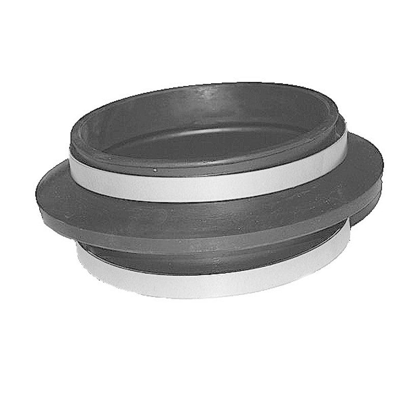 Rubber connecting piece