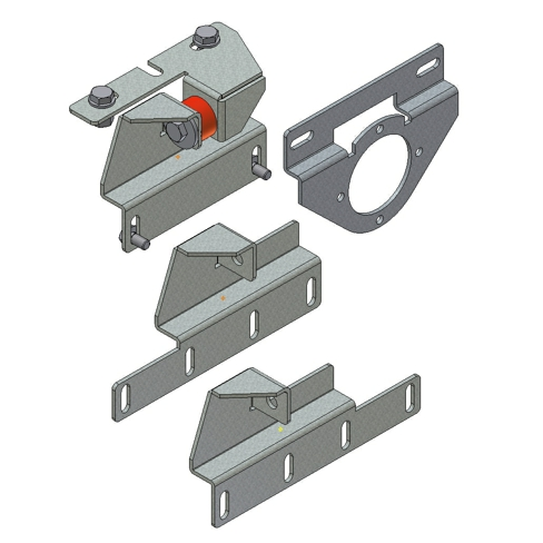 Torque arm compl. f/conical wheel