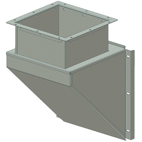Inlet piece 90 deg. 300x300,