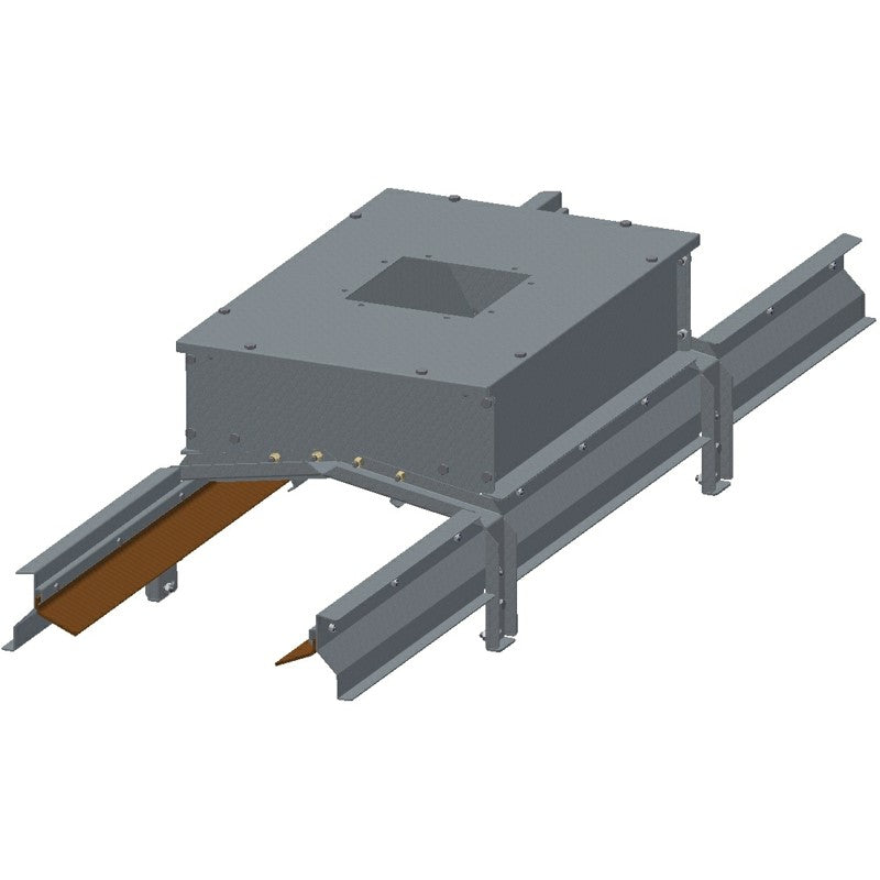 Inlet hopper for free flow