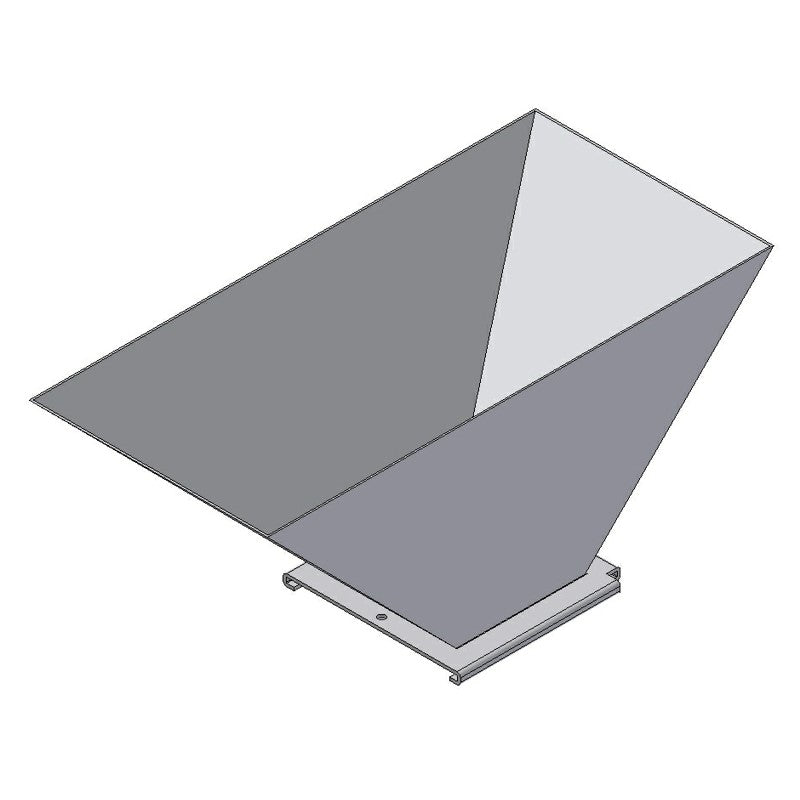 Collection hoppper 125x125 for discharge section