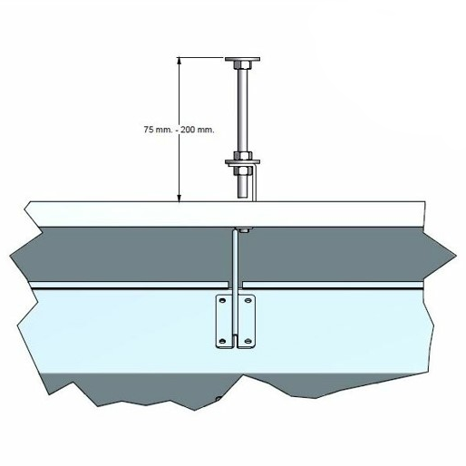 Side support for auger/inlet trough