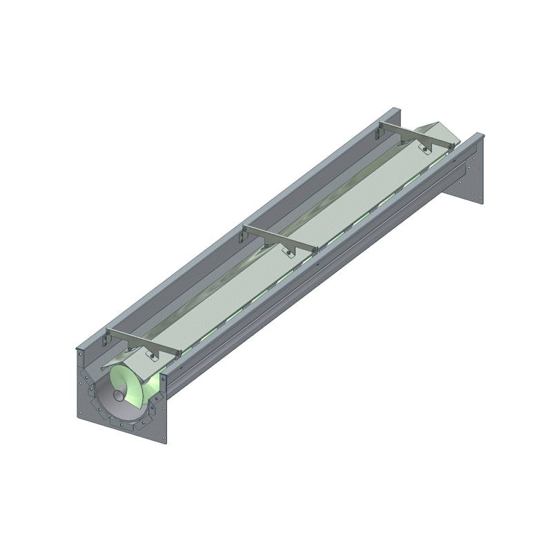 Auger in trough Right, 0,5 m.