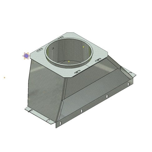 Tilting inlet for extension