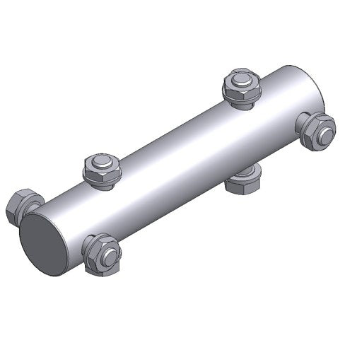 Joining pin with bolts,